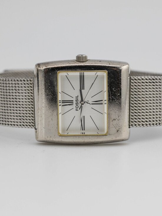 Vintage Fossil ES-8771 Three-Hand Quartz Analog Women\'s Watch New Battery main image 5